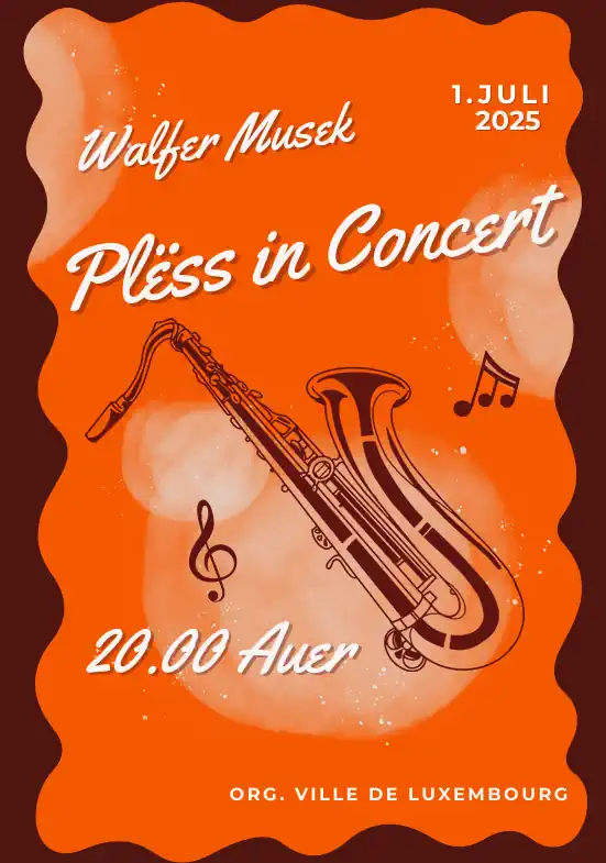 Flyer Concert Place d'Armes 2025